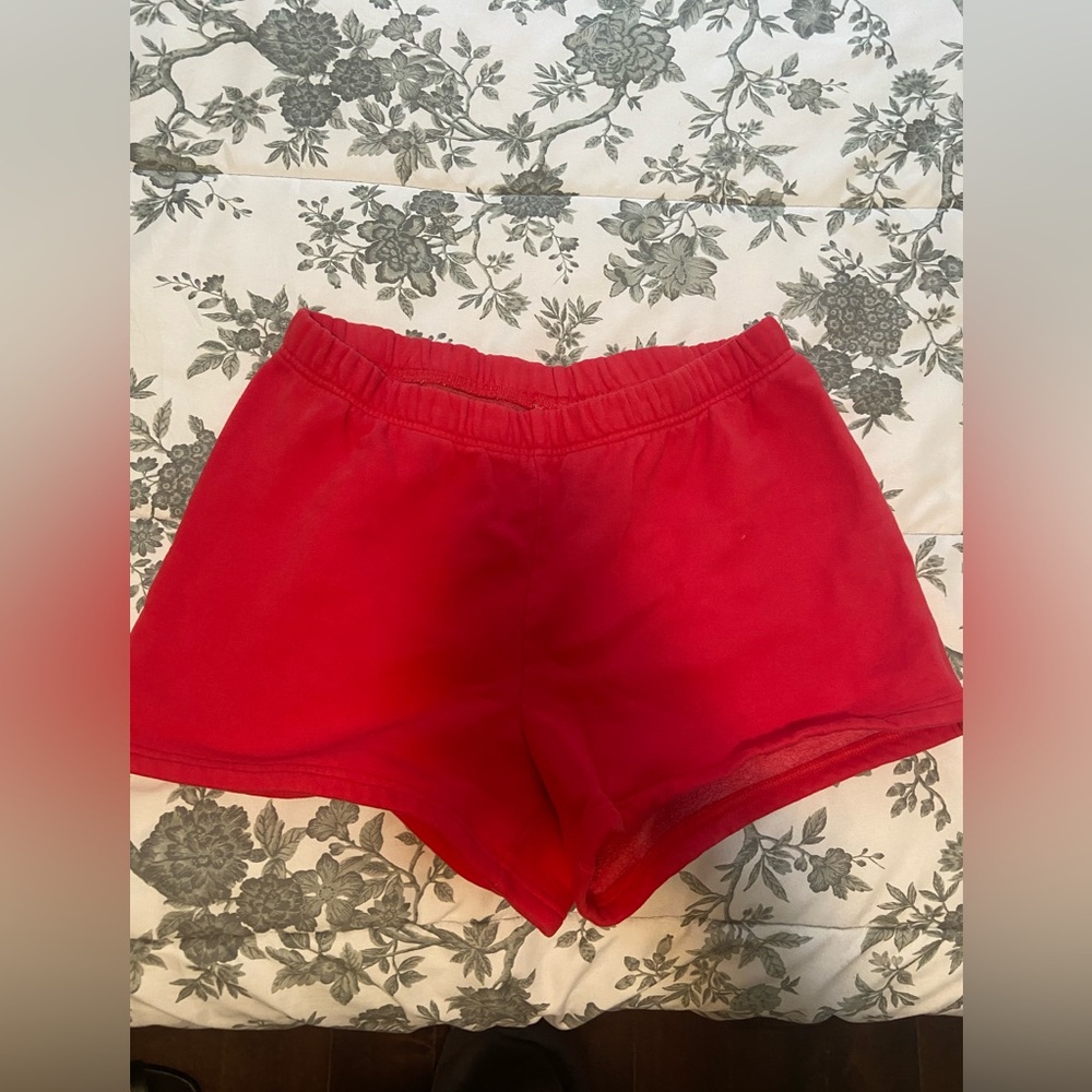 TNA Red Jogger Shorts